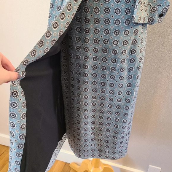 Burberry Agatha Pale Stone Silk Trench Dress -NWT - Picture 7 of 13